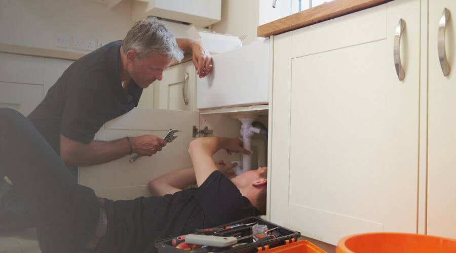 Professional burst pipe repair services in Breeding, KY